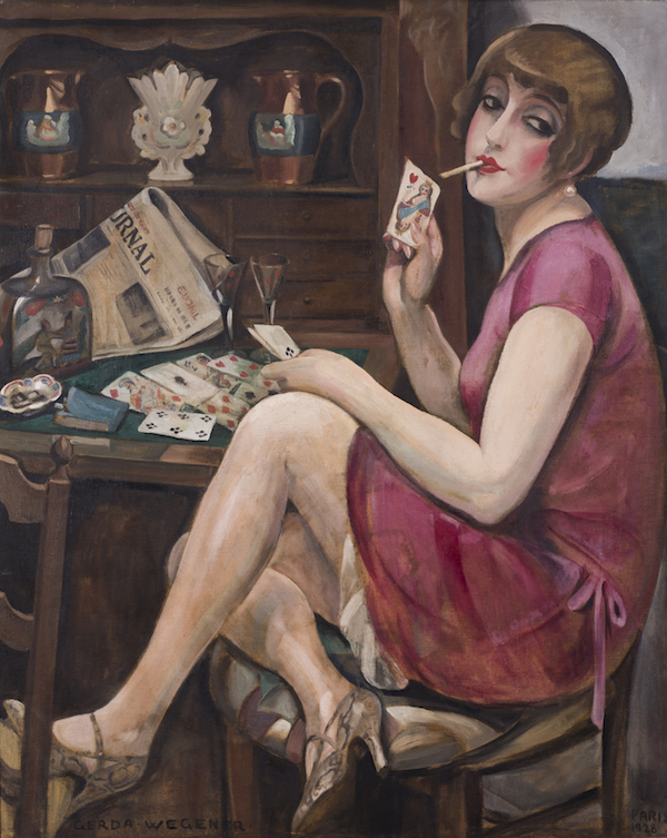 Gerda Wegener, "Queen of Hearts (Lili)", 1928.