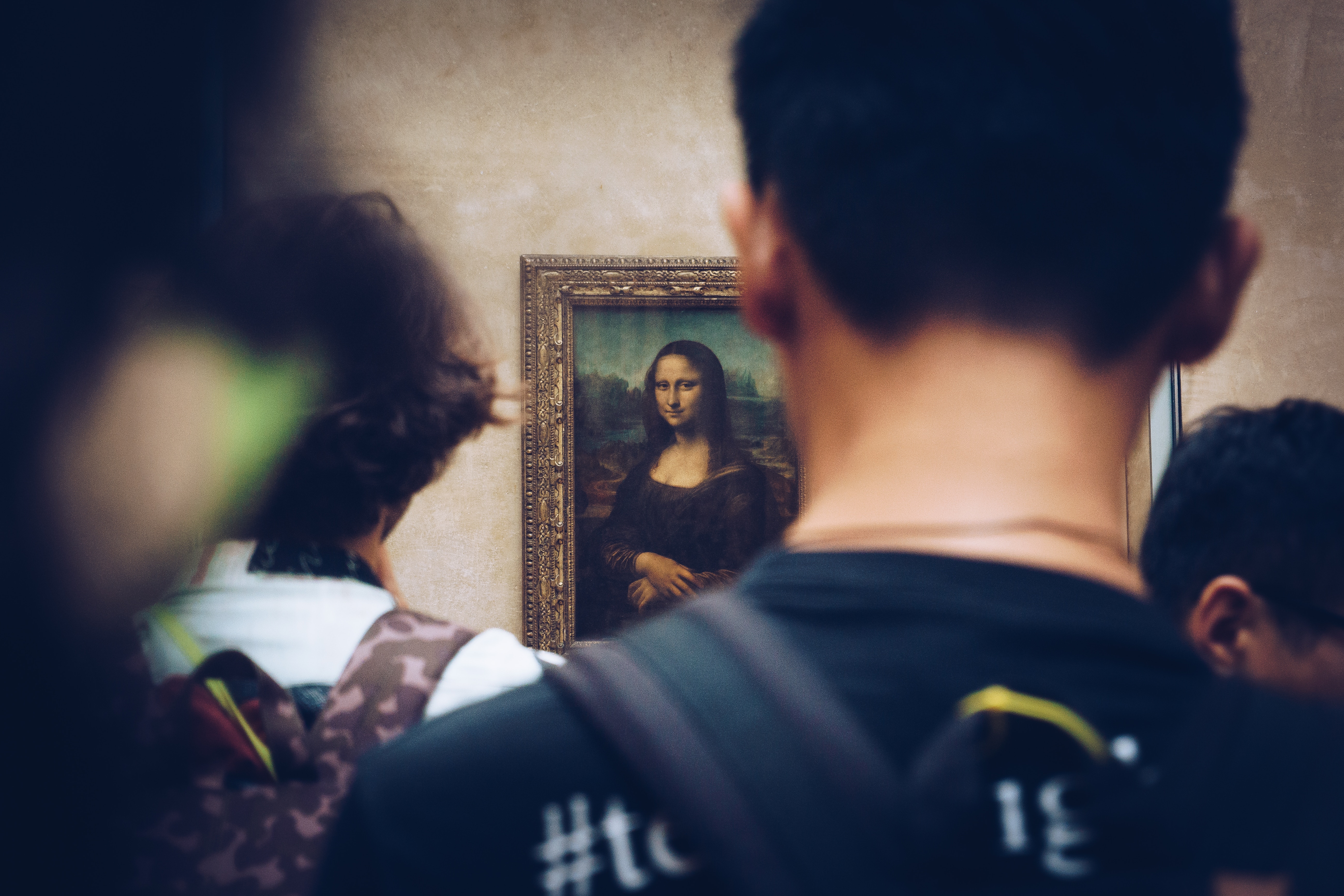 Mona Lisa på Louvren i Paris. Fotograf: Juan Di Nella
