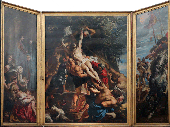 Sir Peter Paul Rubens, ‘The Raising of the Cross’. Photo: Smarthistory