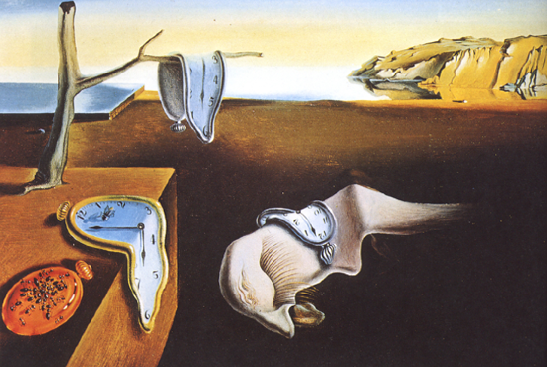 Salvador Dalí, Minnets envishet (1931). Foto: MoMA.