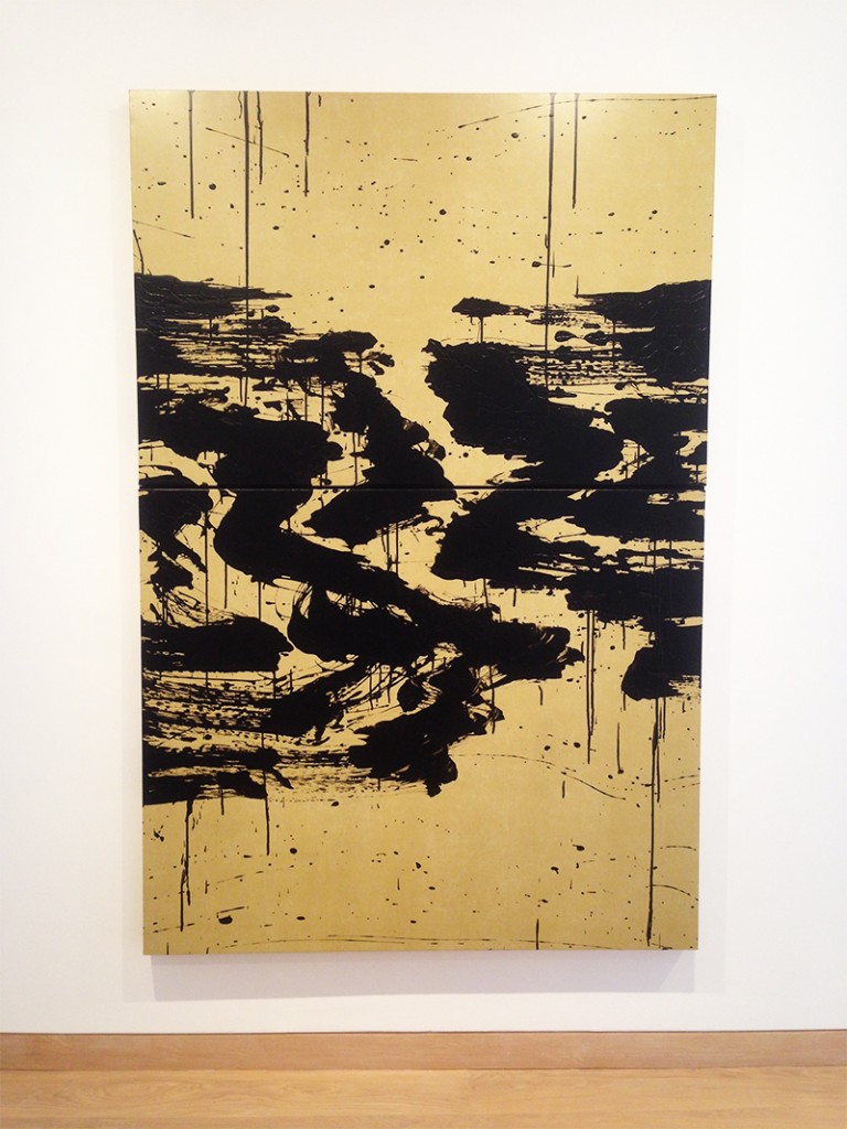 Impermanence I, 2016 Acrylic and mixed media on canvas Image: Barnebys