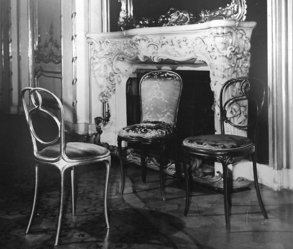 Sillas Thonet en el Palacio Liechtenstein de Viena.