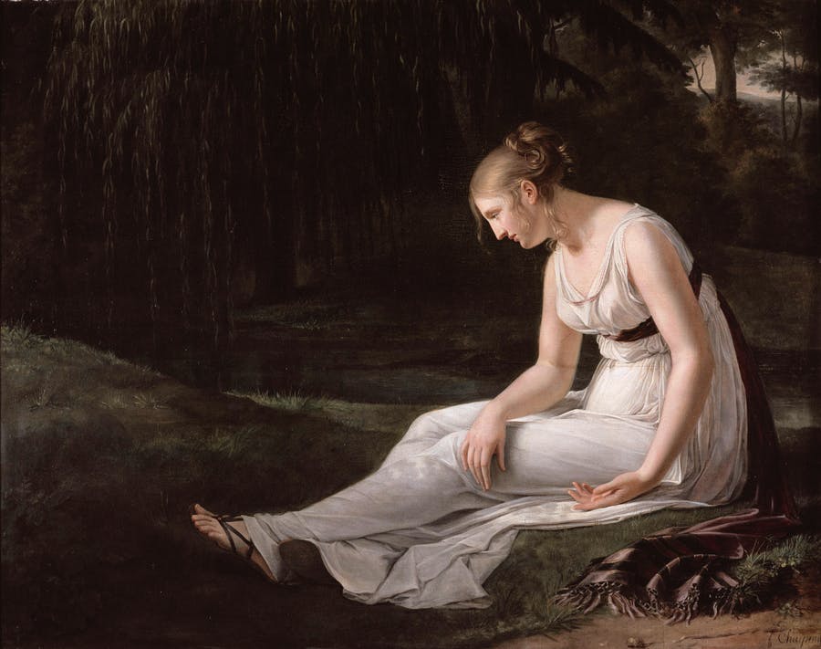 Constance Marie Charpentier, Mélancolie, 1810, image via Enfilade