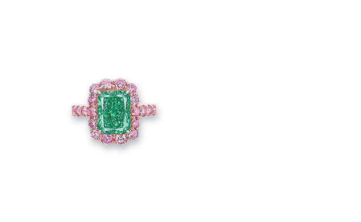 Grüne Diamanten sind eine echte Seltenheit (Foto: Christie's)