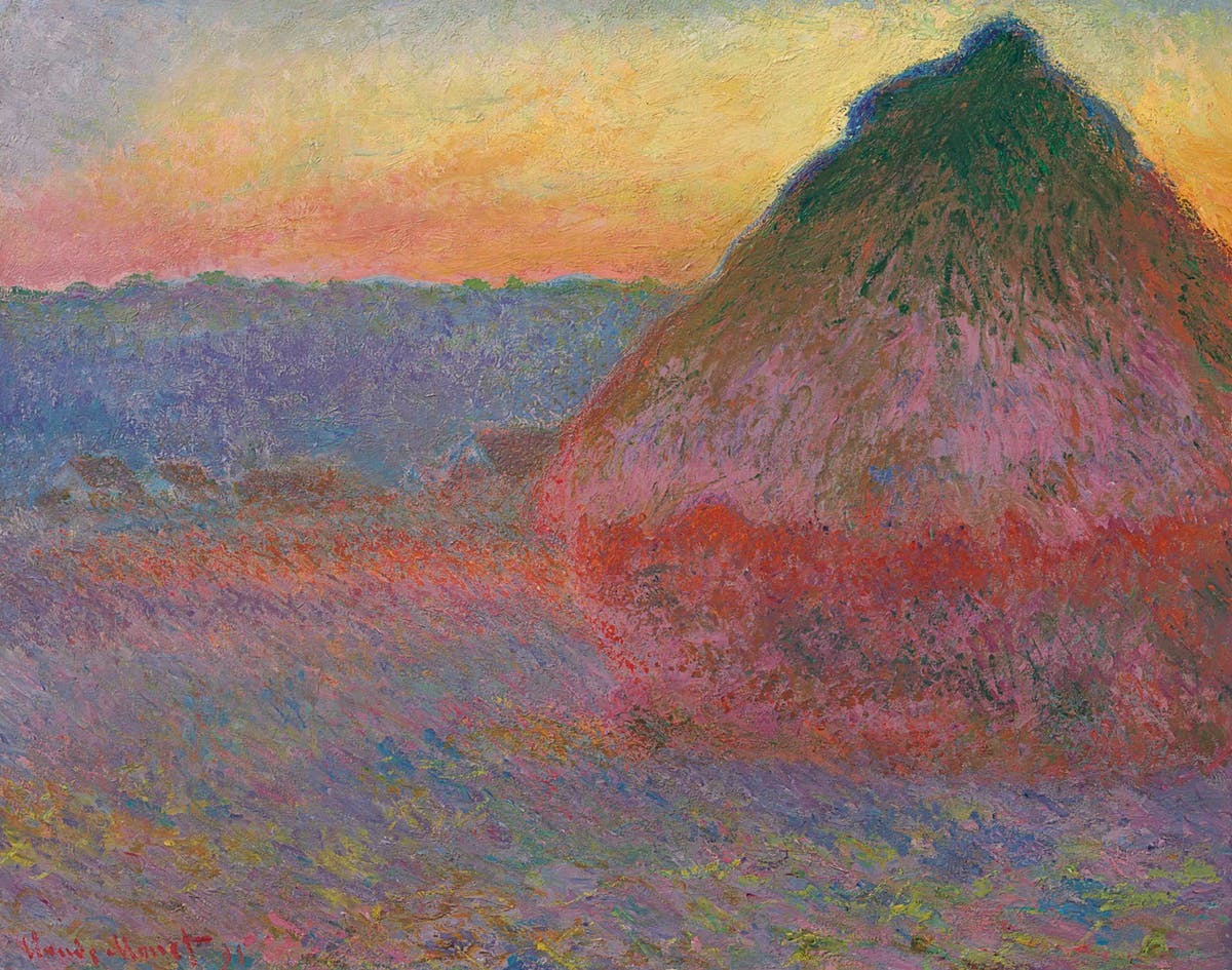 Claude Monet (1840-1926), Meule, 1891, signerad och daterad 'Claude Monet 91’,