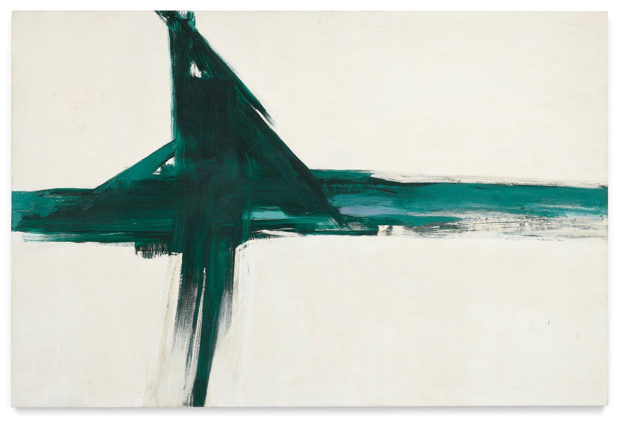 FRANZ KLINE. “Green Cross”. Vendido por el Museo de Arte de Baltimore por 4.560.000 €.
