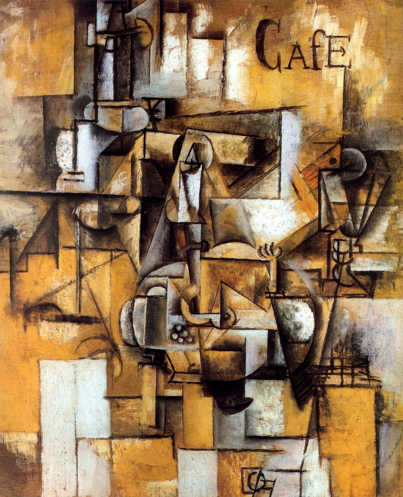 Piccione con piselli, Pablo Picasso. 1911, olio su tela.