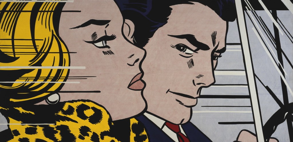 Roy Lichtenstein, ‘In the Car’, 1963, parte della collezione dello Scottish National Gallery of Modern Art.