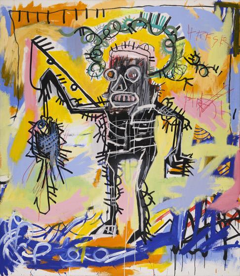 Jean-Michel Basquiat, « Untitled » 1981, image ©Bridges Museum of American Art