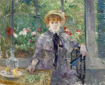 Berthe Morisot, « Après le déjeuner », 1881, image ©Christie’s