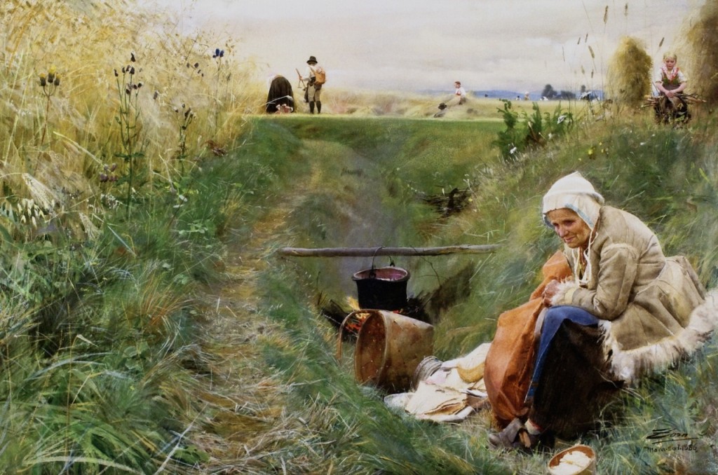 Vårt dagliga bröd, 1886. Bild Nationalmuseum.