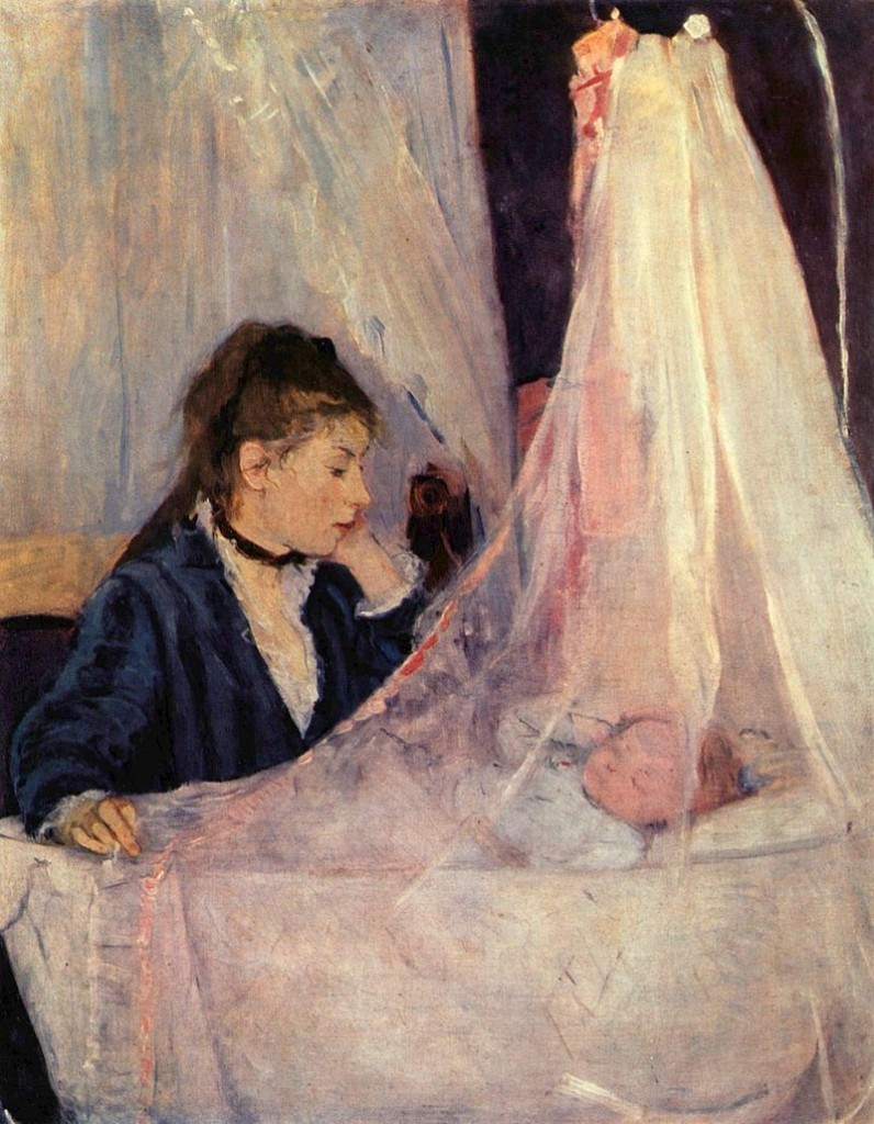 Berthe Morisot, « The Cradle », 1873, ©Musée d'Orsay, Paris