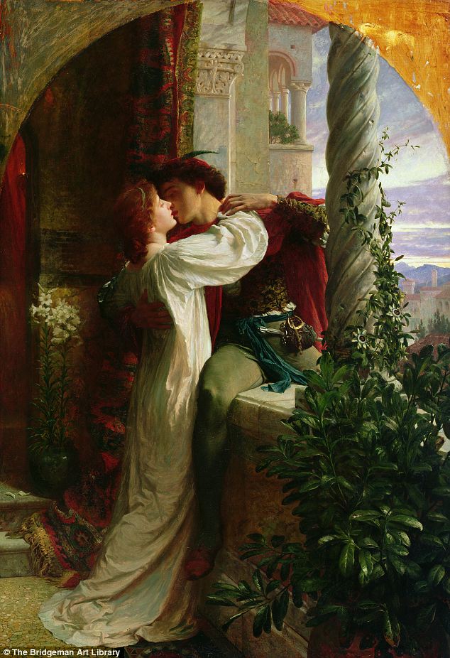 FRANK BERNARD DICKSEE - Romeo and Juliet, 1884 Abb. via dailymail.co.uk
