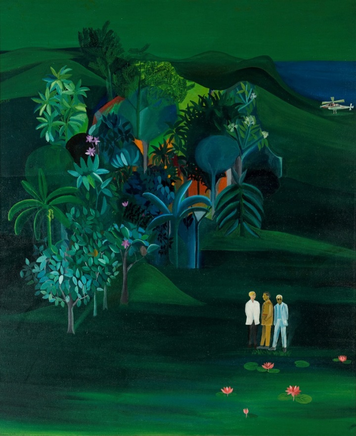 卡卡爾Bhupen Khakhar American Survey Officer 1969 (美國調查員,1969) Kiran Nadar Museum of Art