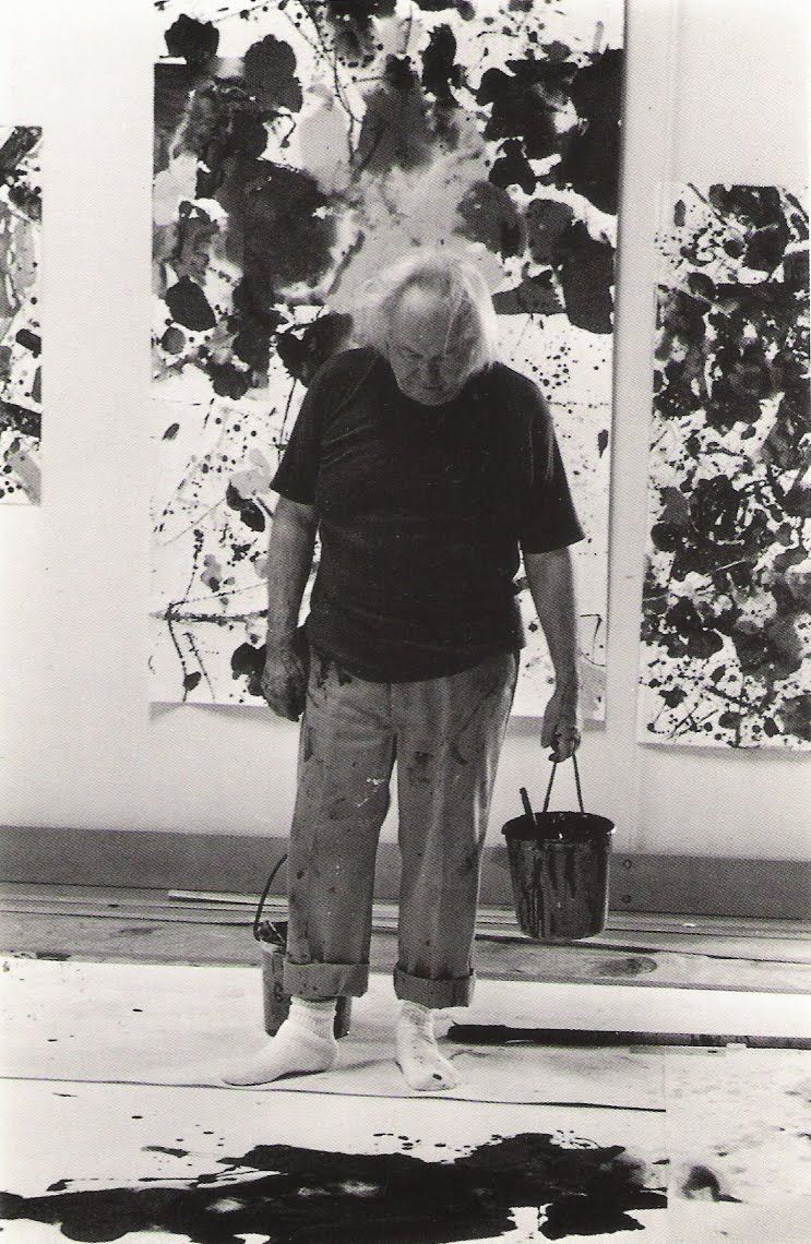 Portrait of Sam Francis in his Studio. Photo: Roy DeCarava