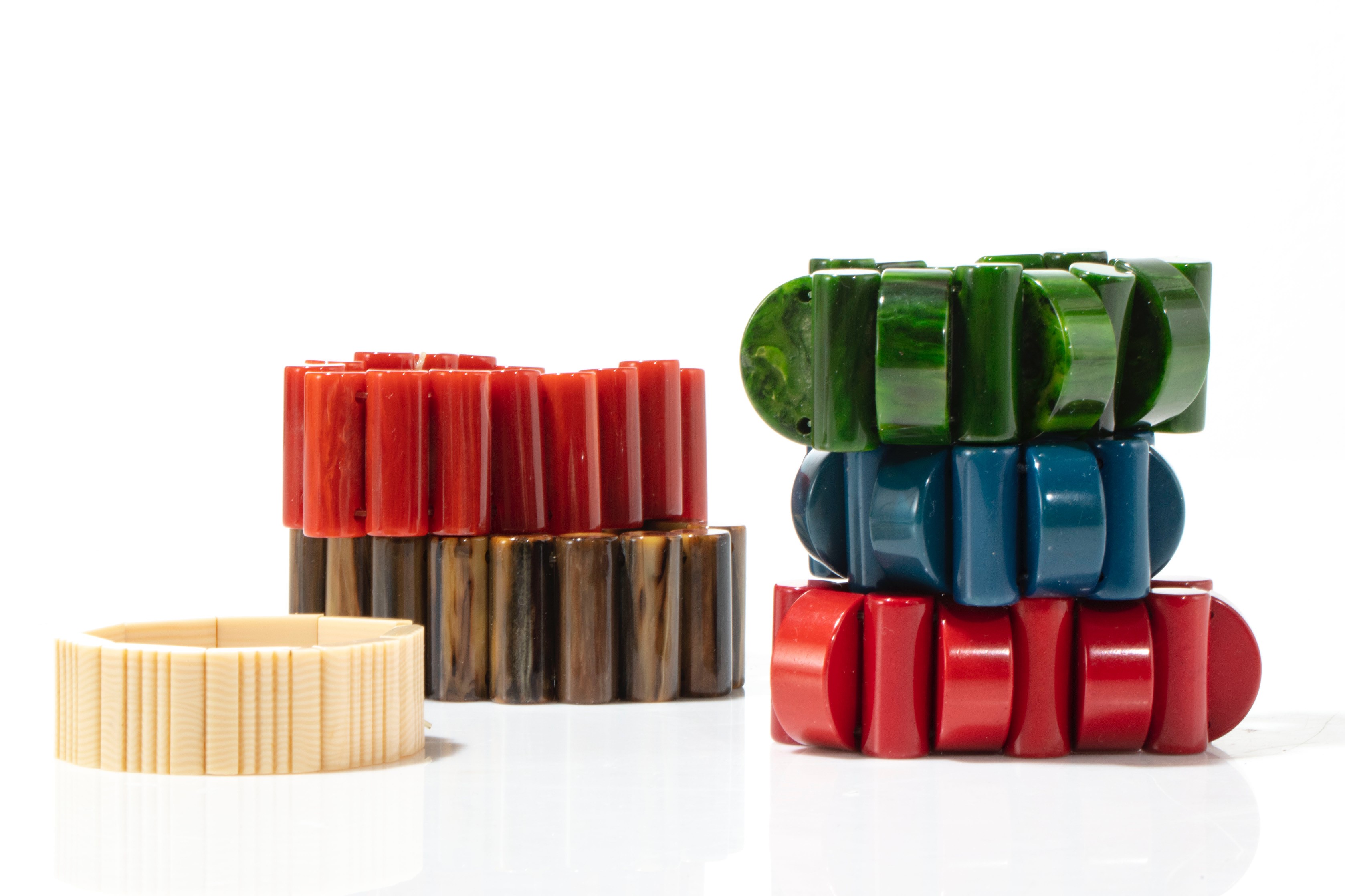 Collection of Bakelite and costume jewelry
