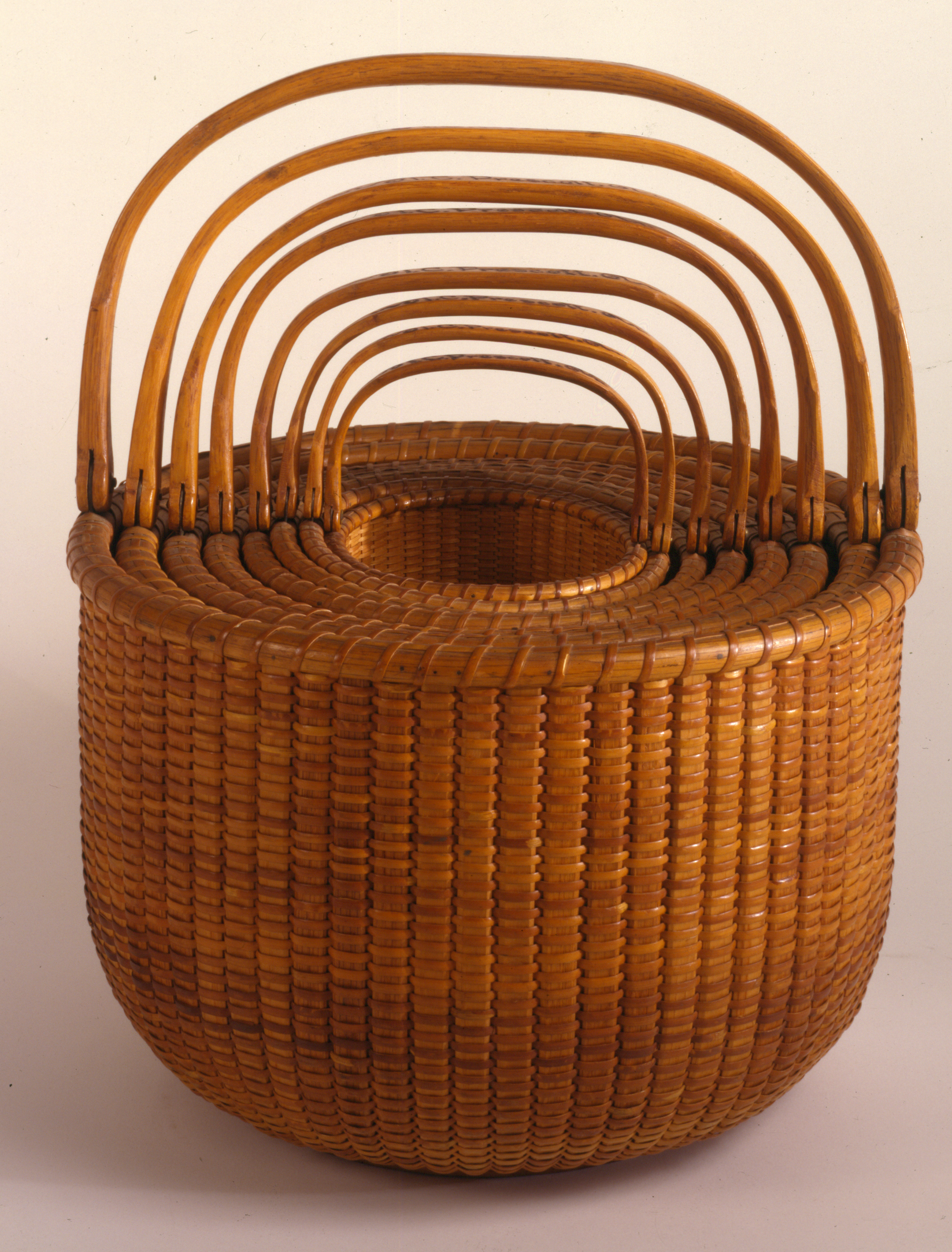 NHA_Davis Hall_Nest of Eight Nantucket Baskets