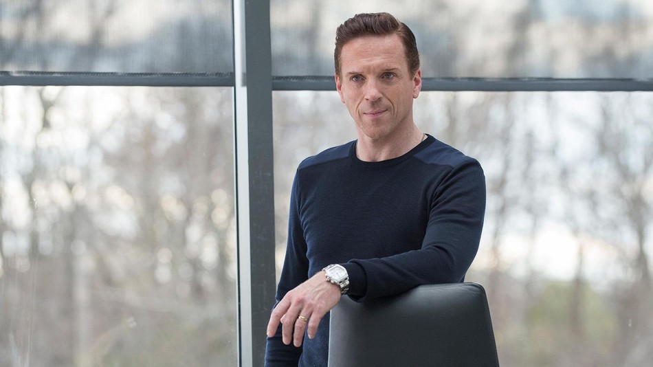 Damien Lewis som den makthungrige miljonären Bobby "Axe" Axelrod i serien "Billions". Foto via Mashable.
