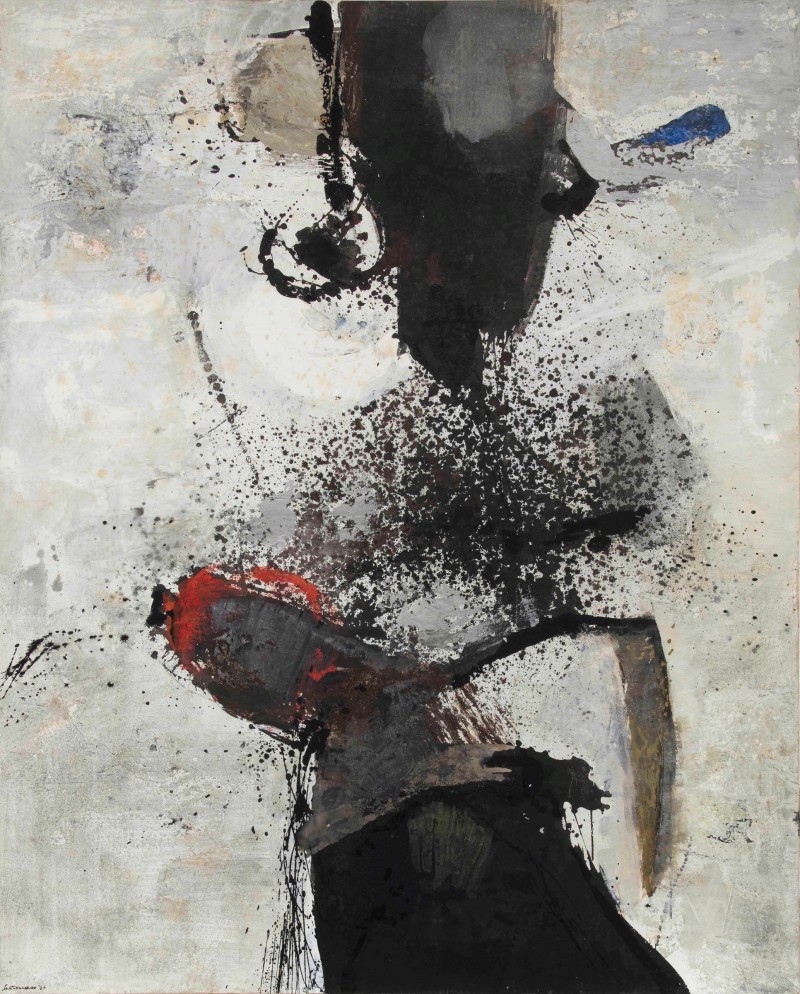 "Minaccia" (1963), Giuseppe Santomaso. Foto: Cambi.