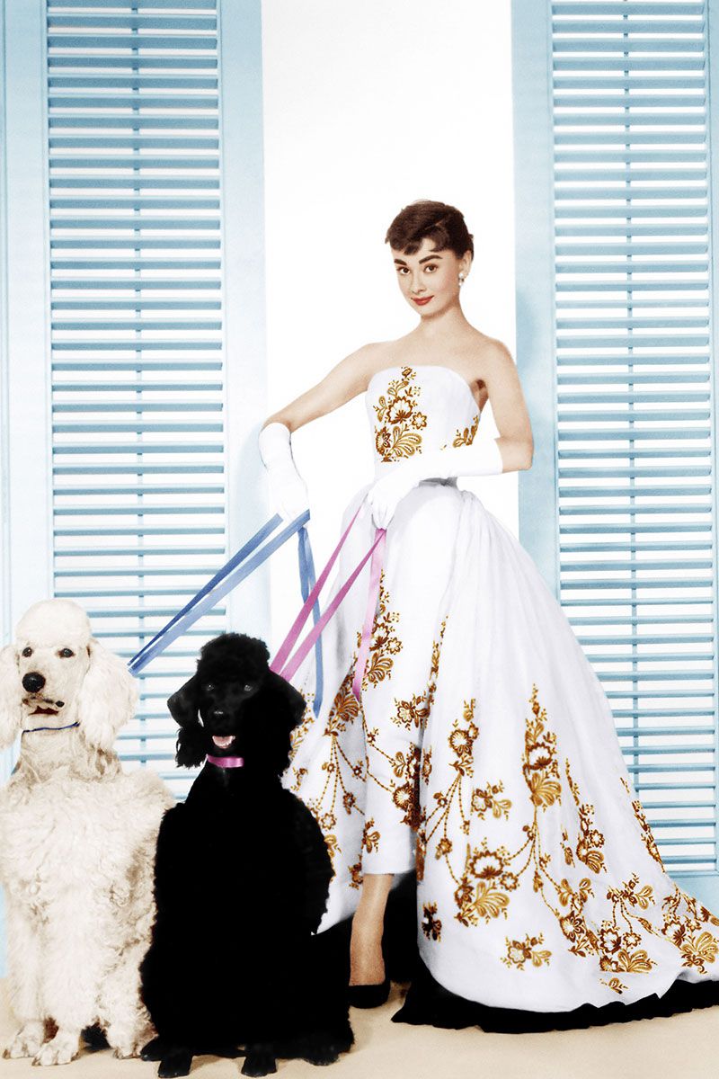 Audrey Hepburn wearing a Givenchy design in Sabrina, 1954. Image: Elle