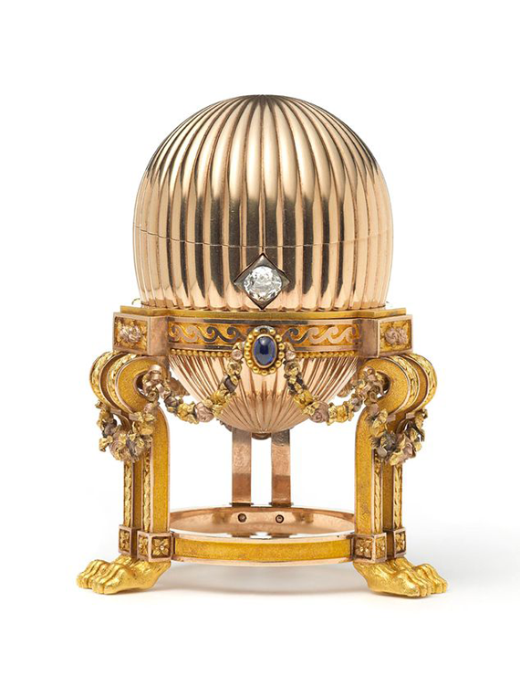 Fabergéägget som skrotsamlaren hittade på en loppis i USA. Foto: Wartski