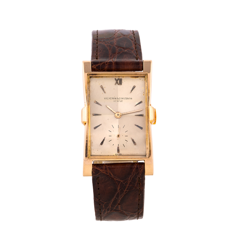 VACHERON & CONSTANTIN - Wrist watch, rose gold, 1940s Estimate: 4 000-6 000 EUR Result: 4 920 EUR