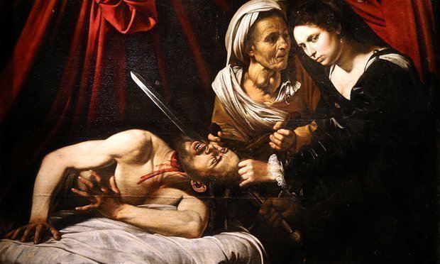 Judith décapitant Holopherne, attribué au Caravage, 1606-07