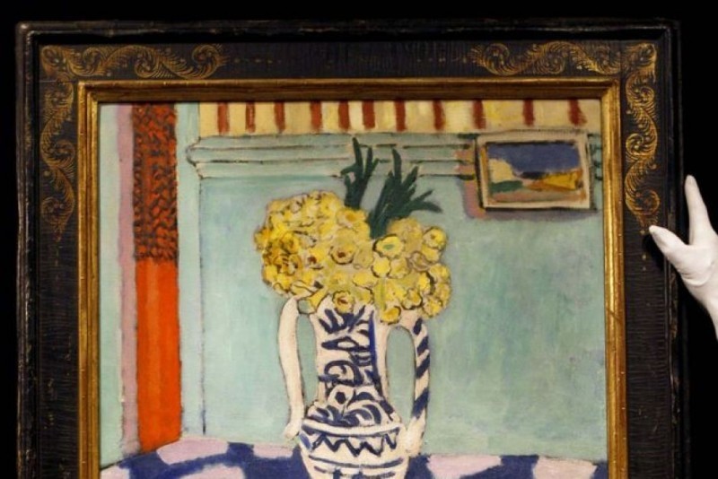 Henri Matisse, Les coucous, tapis bleu et rose (1911)