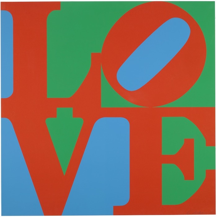 Robert Indiana, « LOVE » 1967, image ©MoMA