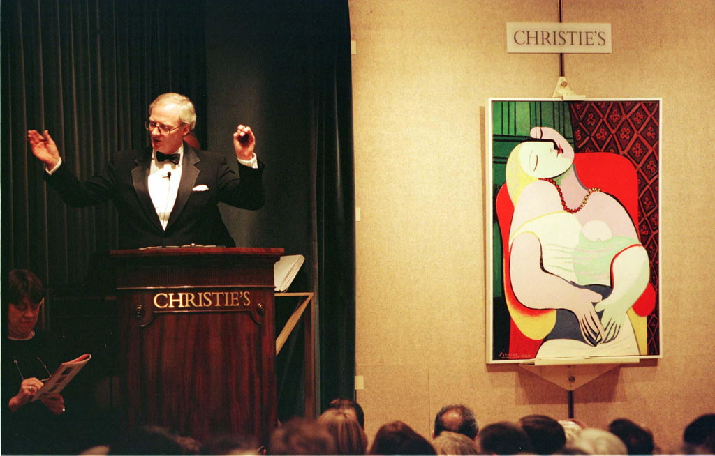 Picasso, « Le Rêve » vendu chez Christie’s en 1997, Photo ©Mike Segar/Reuters