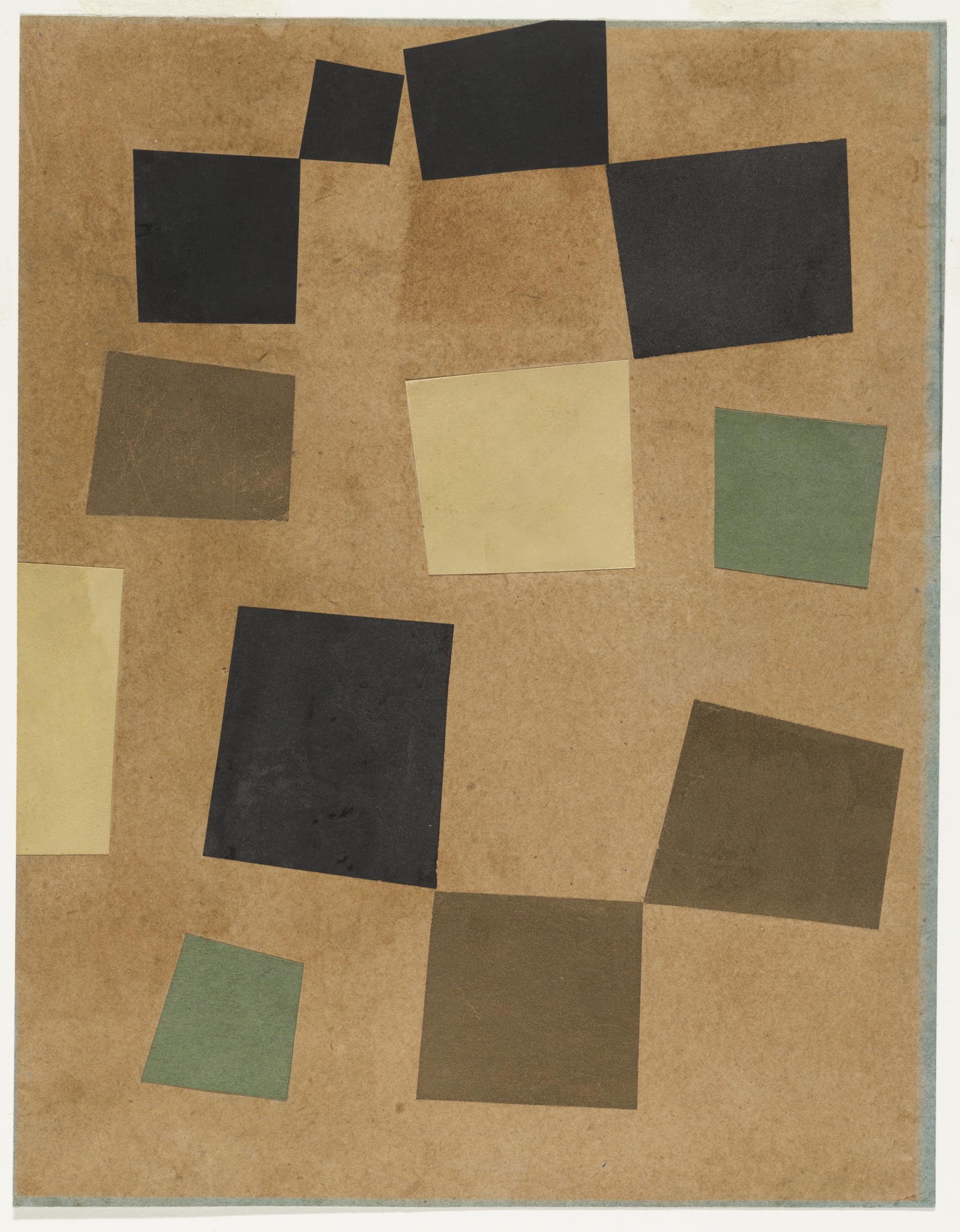 Hans Arp, Untitled (Squares Arranged According to the Laws of Chance) 1917. Bild: MoMa