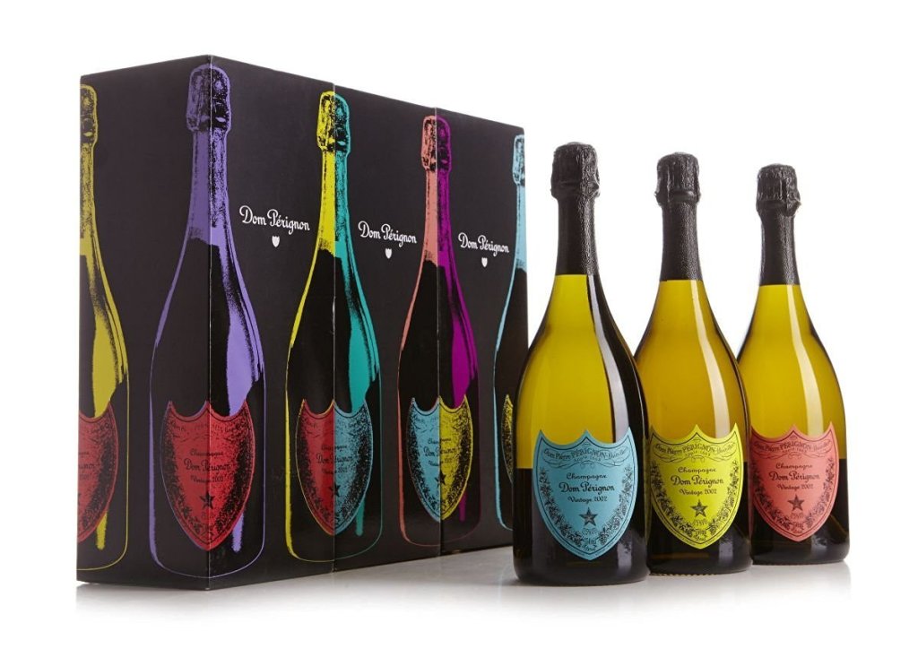 Moët & Chandon, Dom Pérignon 2002, édition limitée Andy Warhol, image d'illustration, via Luxe.net