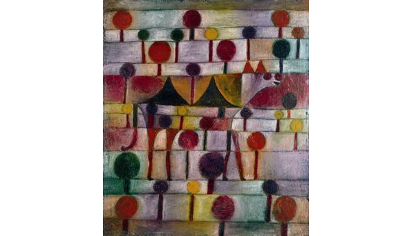 Paul Klee, ‘Camel (in rhythmic landscape with trees’, oil on canvas, 1920
