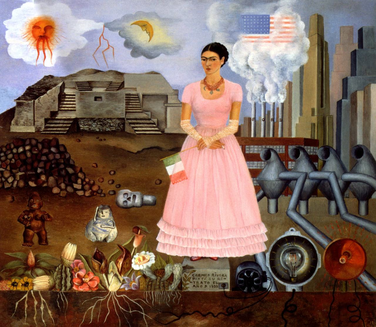 Selfportrait along the boarder between Mexico and the United States.