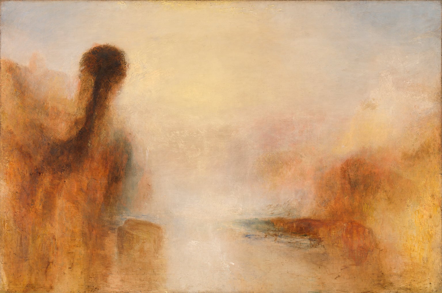 Joseph Mallord William Turner, Landscape with water. Image: Artsy