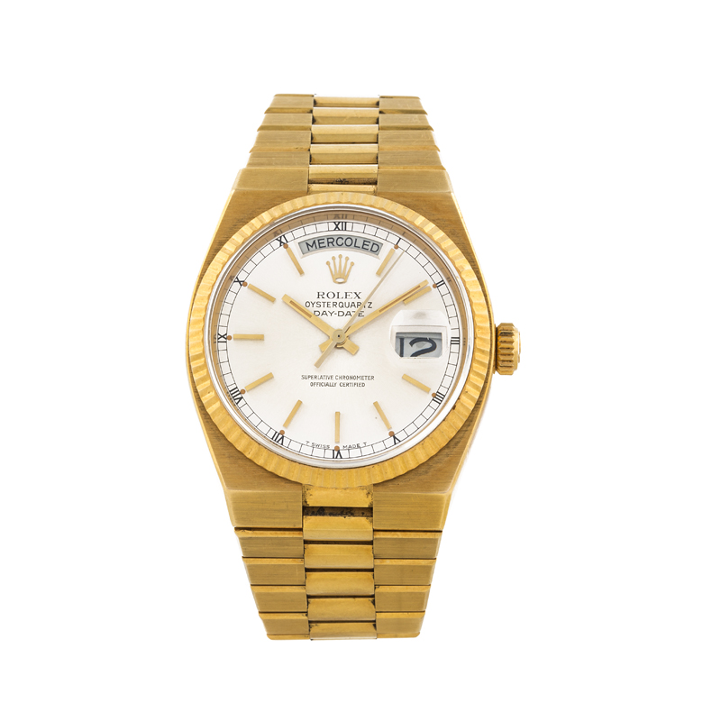 ROLEX - Oysterquarz Day Date aus Gelbgold, 1980er Jahre Ergebnis: 7.380 EUR