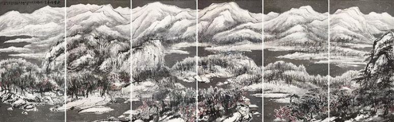 Cui Ruzhuo, The Grand Snowing Mountains, 2013