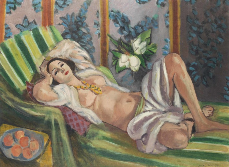 Odalisque couchée aux magnolias, Henri Matisse. Foto: Christie's.