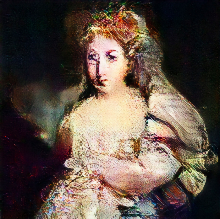 « Portrait de la Comtesse de Belamy », 2018, image ©Obvious