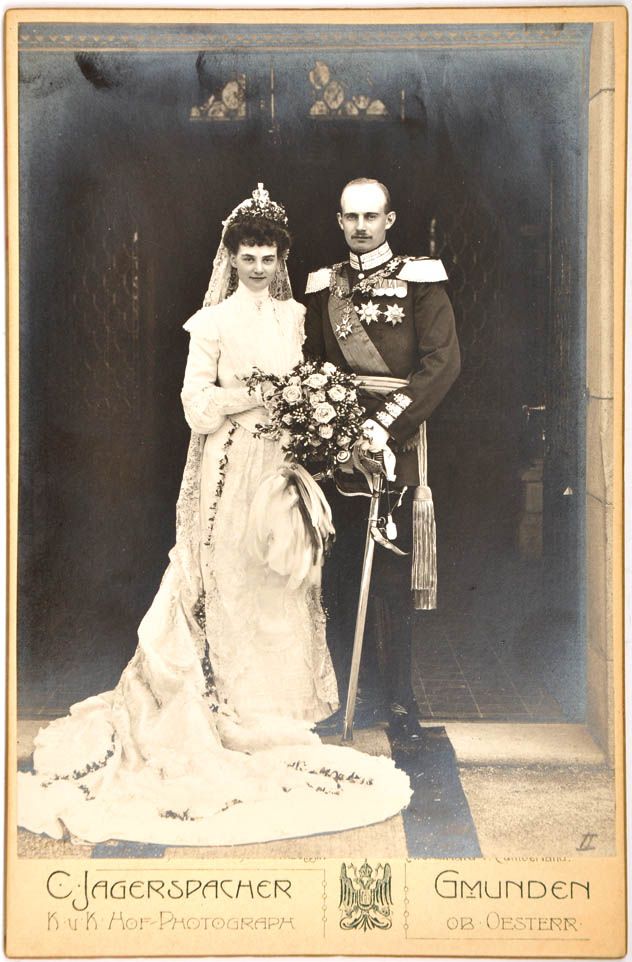 The 1904 wedding of Princess Alexandra of Hanover to Frederick Francis IV, Grand Duke of Mecklenburg-Schwerin.