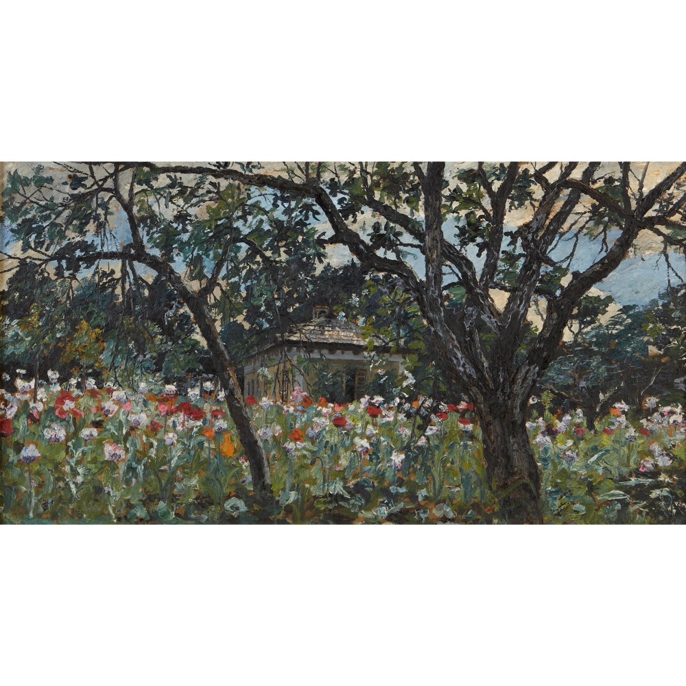 Blomsteräng, målning