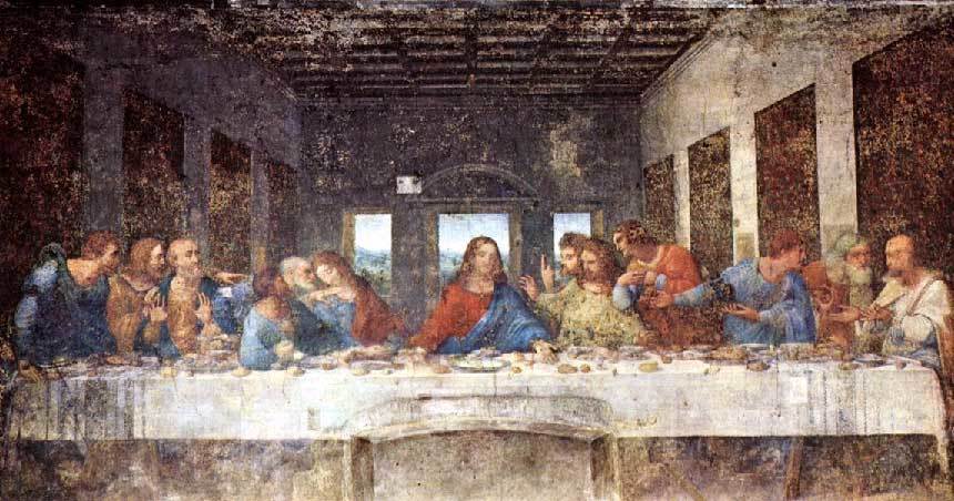 The Last Supper. Picture: artandthebible.com The Last Supper. Picture: artandthebible.com