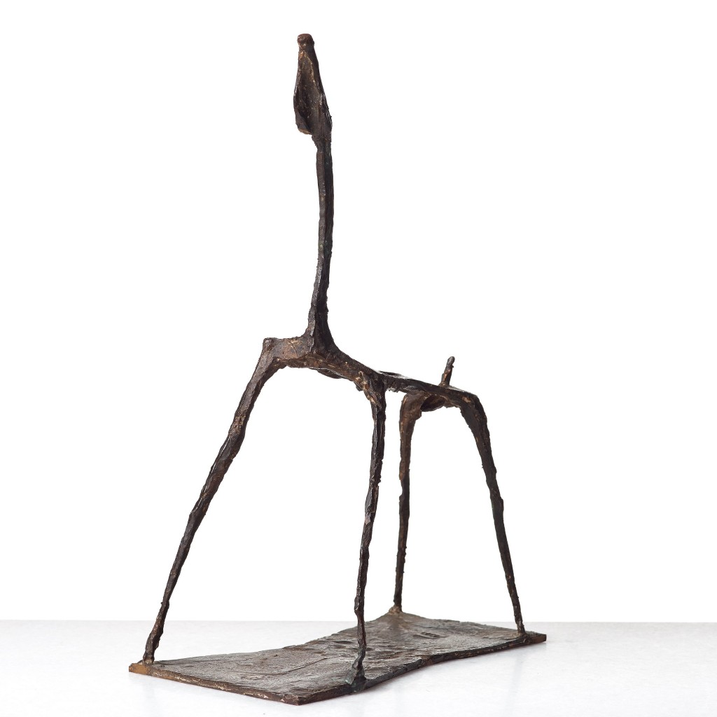 Skulpturen "Piccolo cavallo filiforme" av Marino Marini