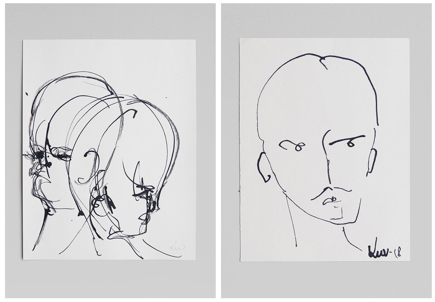”Phaces – Got My Back” och ”Phaces – Are You Sure?”, Kassandra Widmark Utas. Foto: The Ode To.