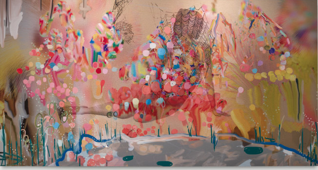Petra Cortright, « Brunettefat chicksfat chicks nudefat », 2014, image via Artnews