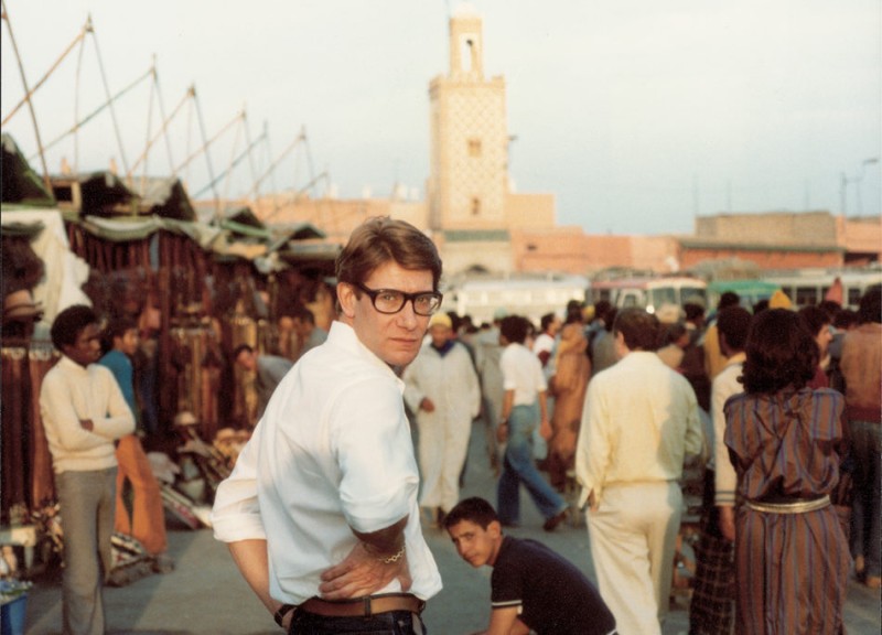 Yves Saint Laurent a Marrakech. Immagine via pelagica.org.