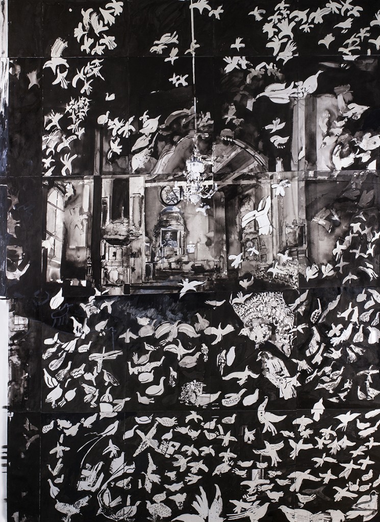 Fåglar, Albin Liljestrand. Foto: Galleri Bergman.