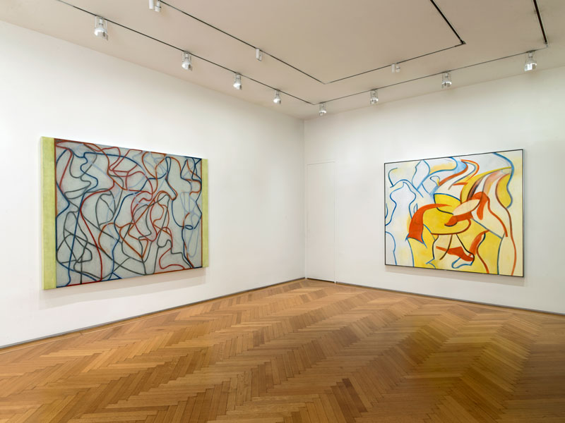 A de Kooning retrospective at Skarstedt with Untitled VII to the right wall. Photo: John Berens for Brooklyn Rail