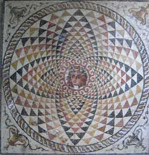Mosaik aus Korinth, Griechenland Foto via argolis.de