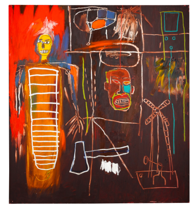 JEAN-MICHEL BASQUIAT - Air Power, 1984 Schätzpreis: 2.500.000-3.500.000 GBP Zuschlagspreis: 7.039.000 GBP